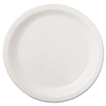 Hoffmaster® Coated Paper Dinnerware, Plate, 9" Dia, White, 50-pack, 10 Packs-carton freeshipping - TVN Wholesale